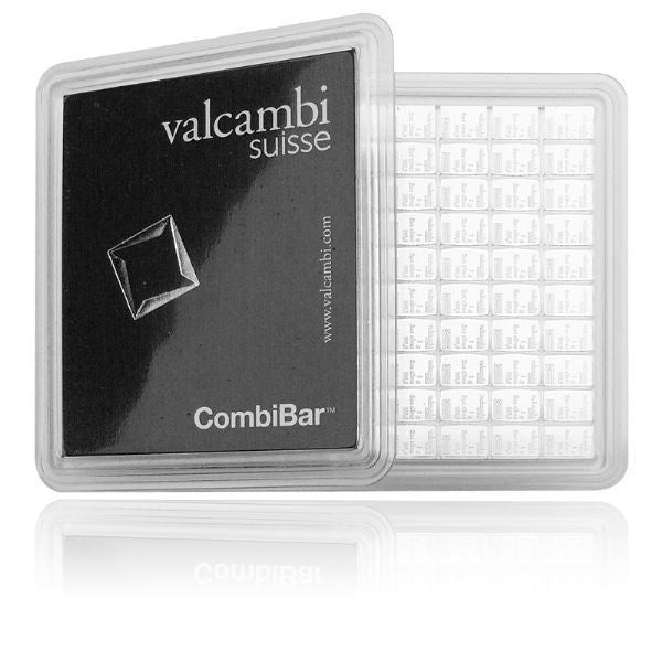 3.215 ozt Valcambi (100 x 1g) 999 Silver Sheet