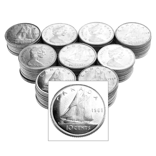 3 ozt Fractional Silver Dime Coins 81 x 10¢