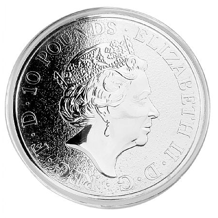 10 ozt Lion of England 9999 Silver Coin £10
