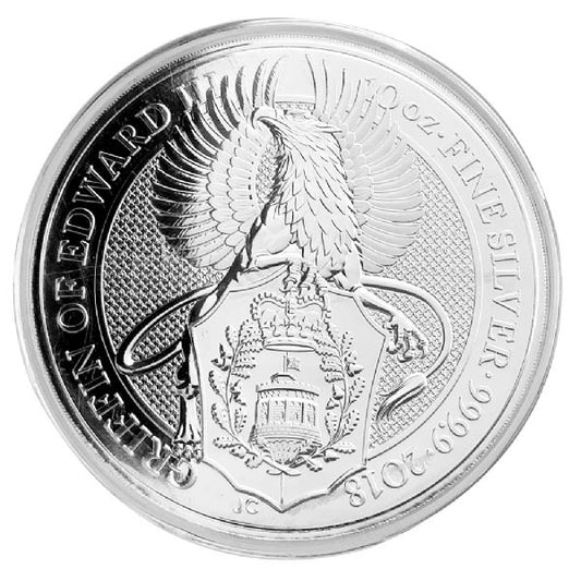10 ozt Griffin of Edward III 9999 Silver £10