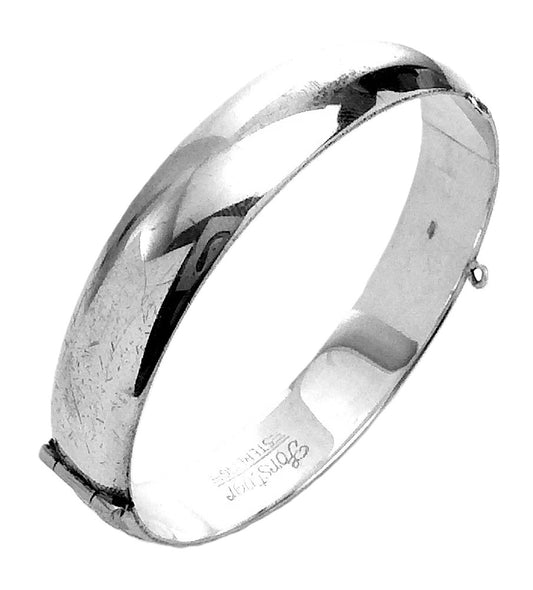 Womens Vintage Sterling Silver Forstner Bangle Bracelet 8 in 21.4g H274