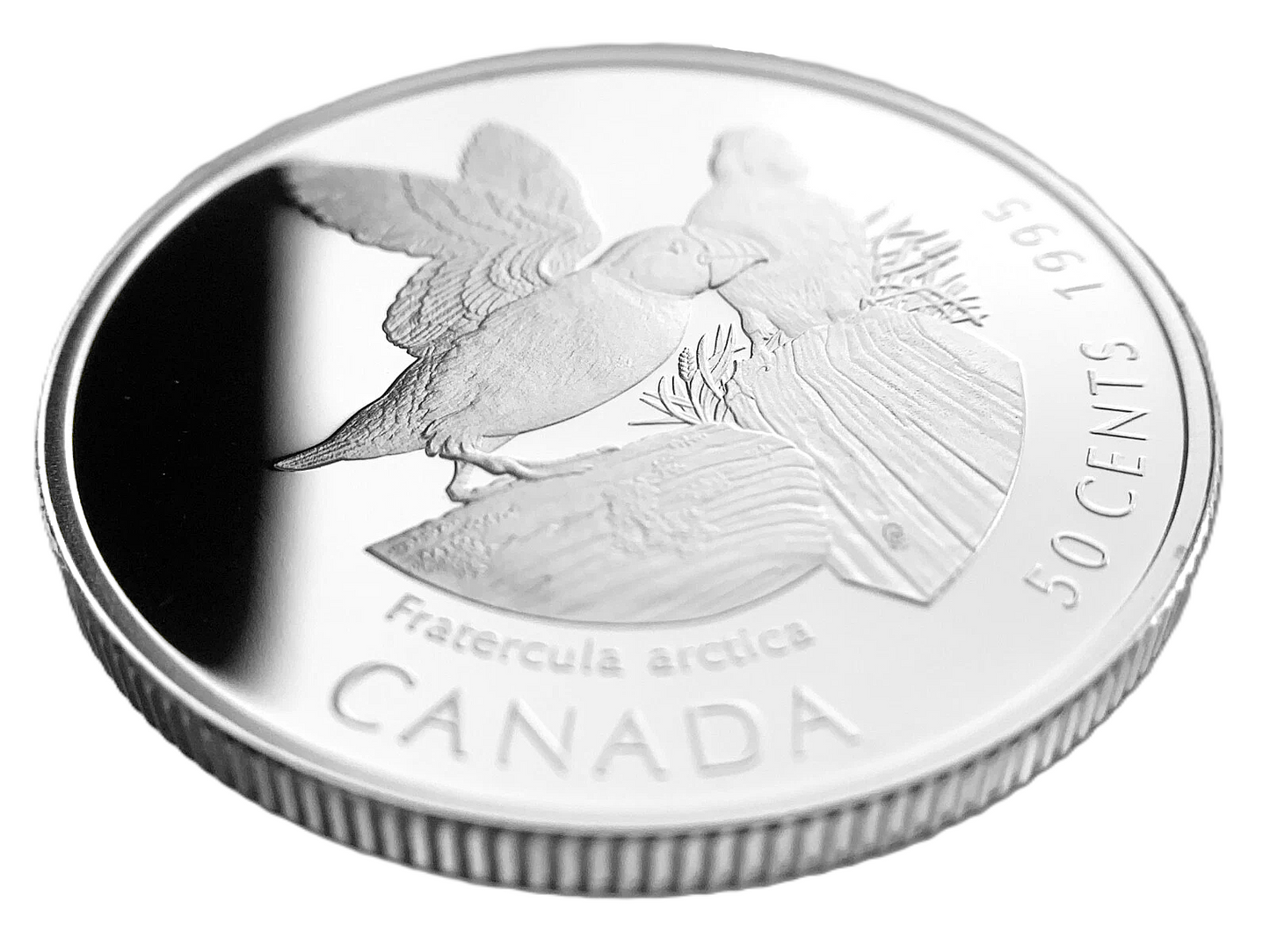 .277 ozt Canada Atlantic Puffin Silver 50¢