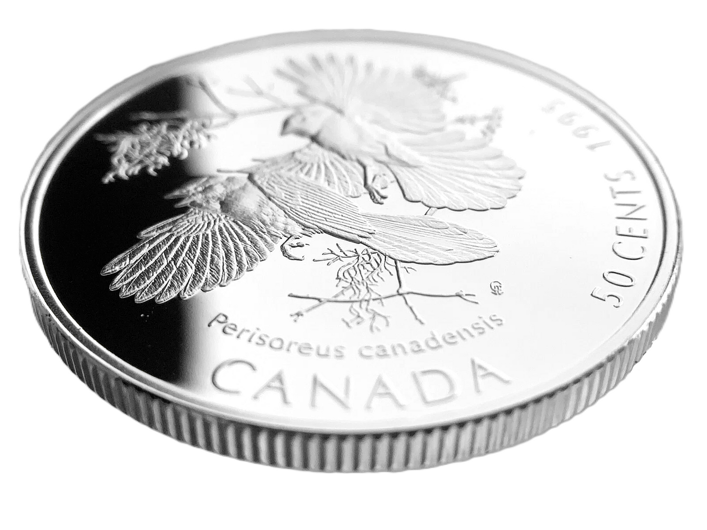 .277 ozt Canada Gray Jays Silver 50¢