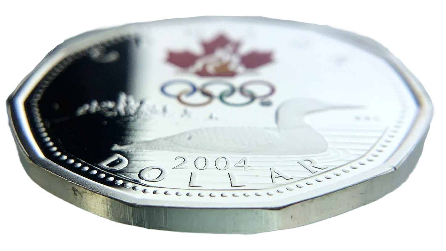 .208 ozt 2004 Lucky Loonie Silver Coin $1