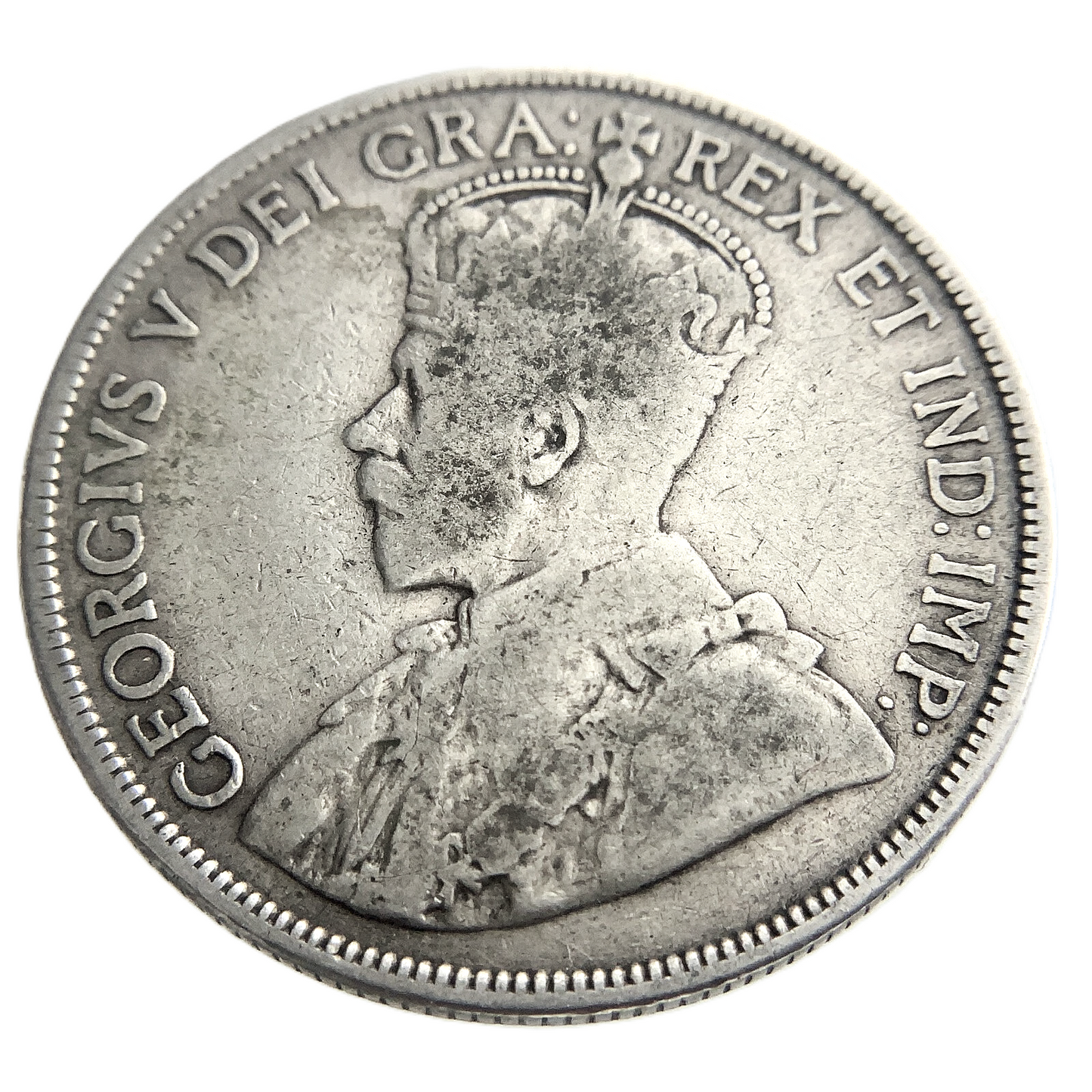 .346 ozt 1912 Canada Half Dollar Silver 50¢