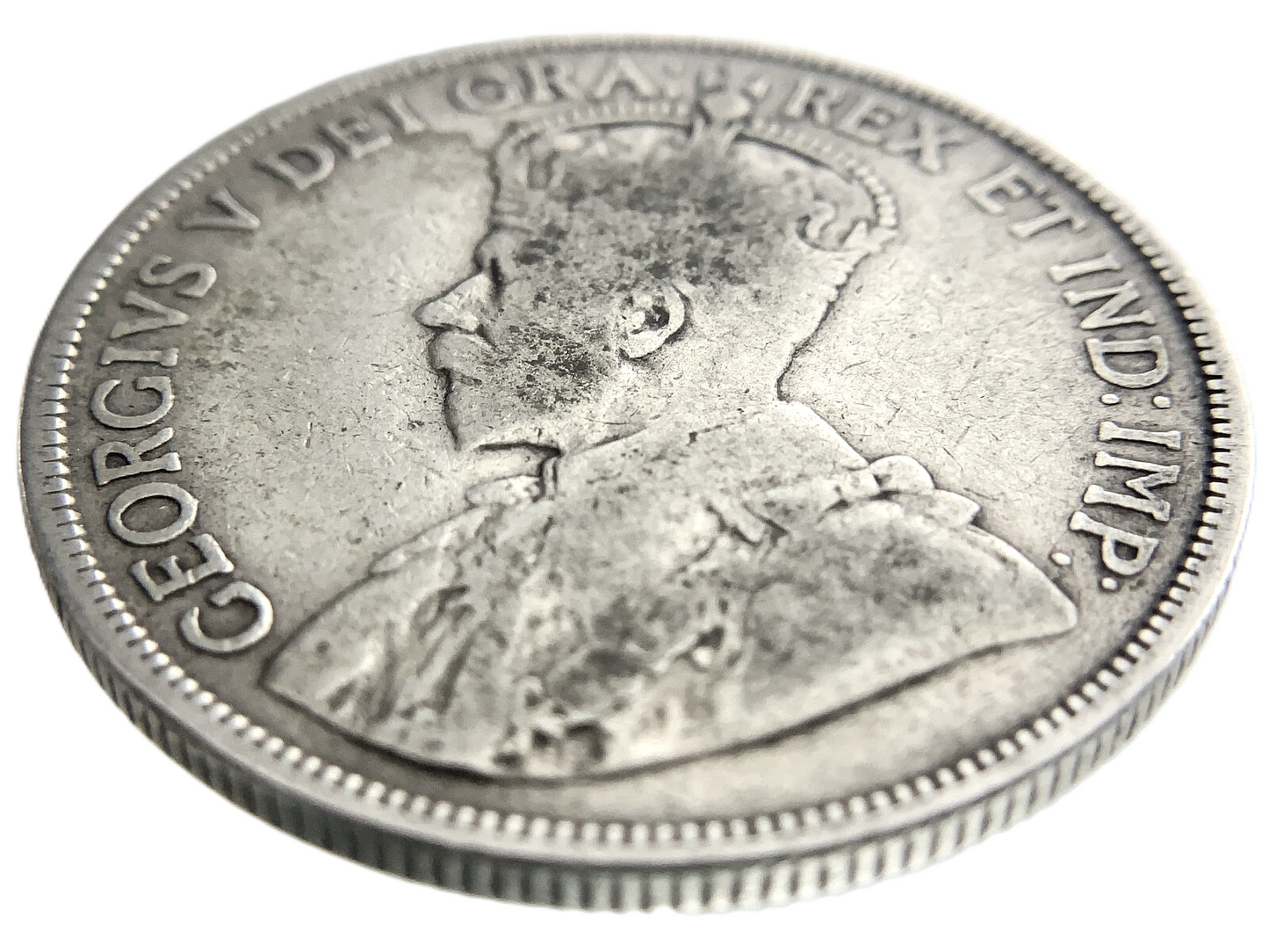 .346 ozt 1912 Canada Half Dollar Silver 50¢