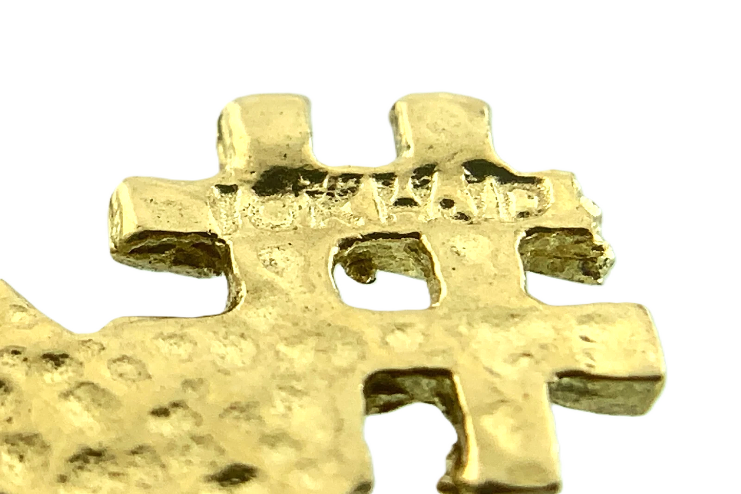 10K Yellow Gold #1 DAD Pendant Great Gift For Father Birthday Charm AU046