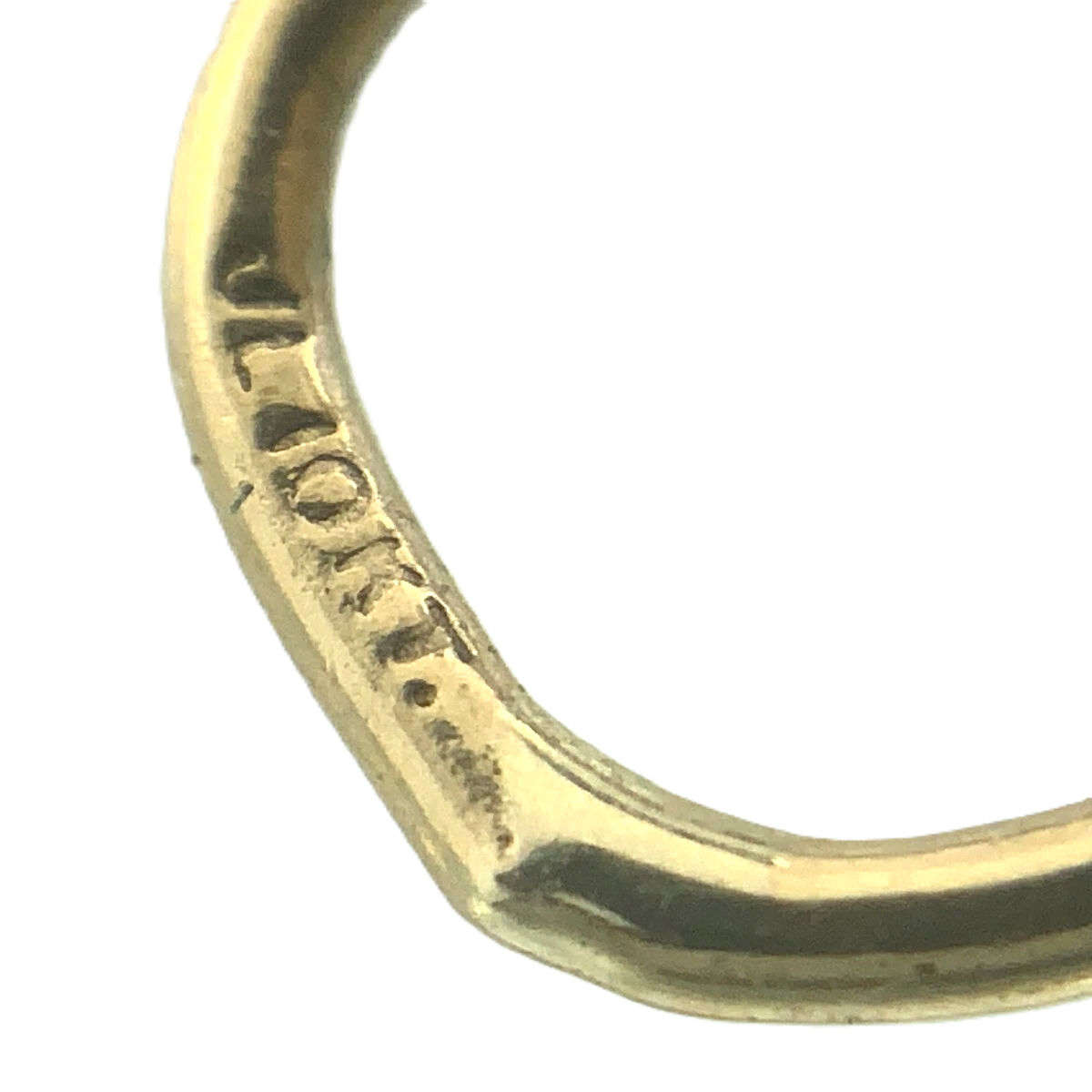 10K Yellow Gold Love Pendant Charm AU075