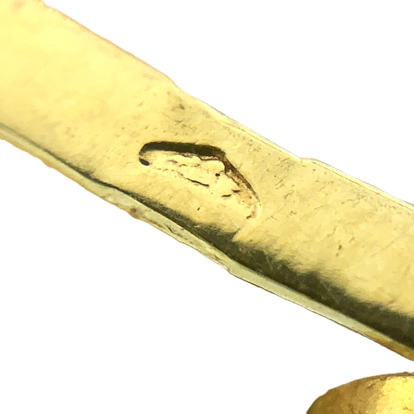 Beautiful Vintage Art Deco Pendant 14K Yellow Gold December Birthstone AU078