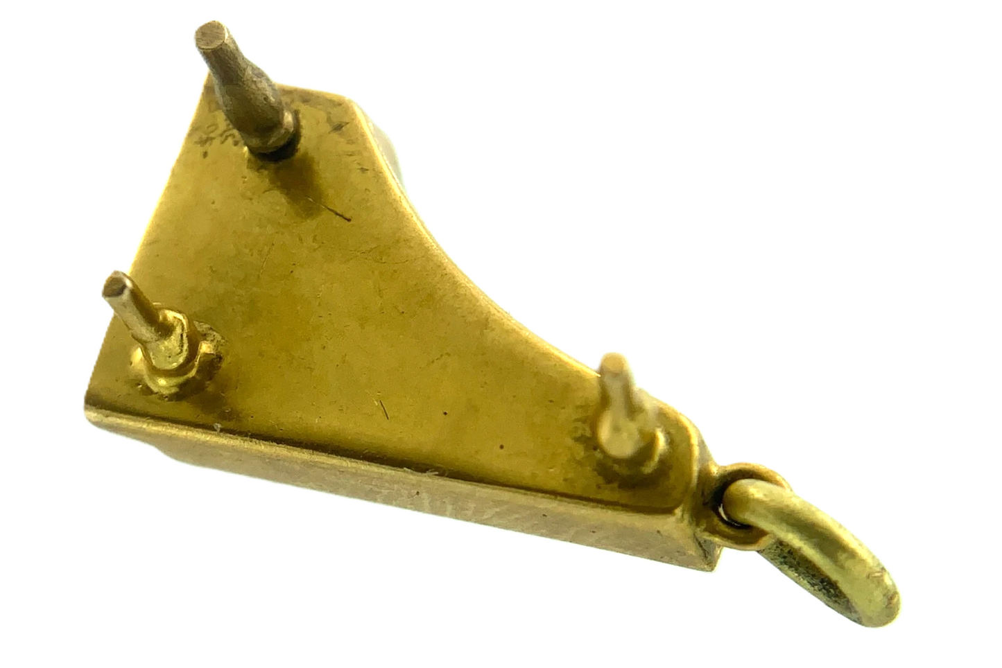 9K Yellow Gold Grand Piano Pendant Charm Tested AU088