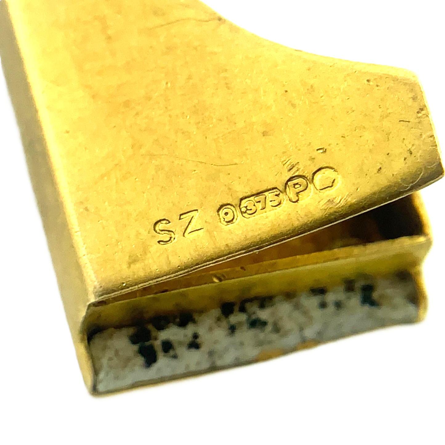 9K Yellow Gold Grand Piano Pendant Charm Tested AU088