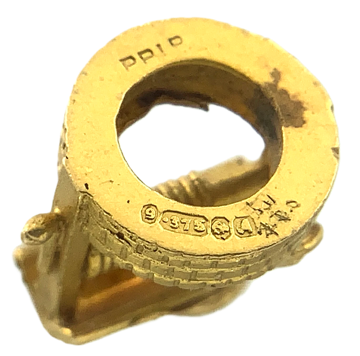 9K Yellow Gold Wishing Well Pendant Charm Tested AU092