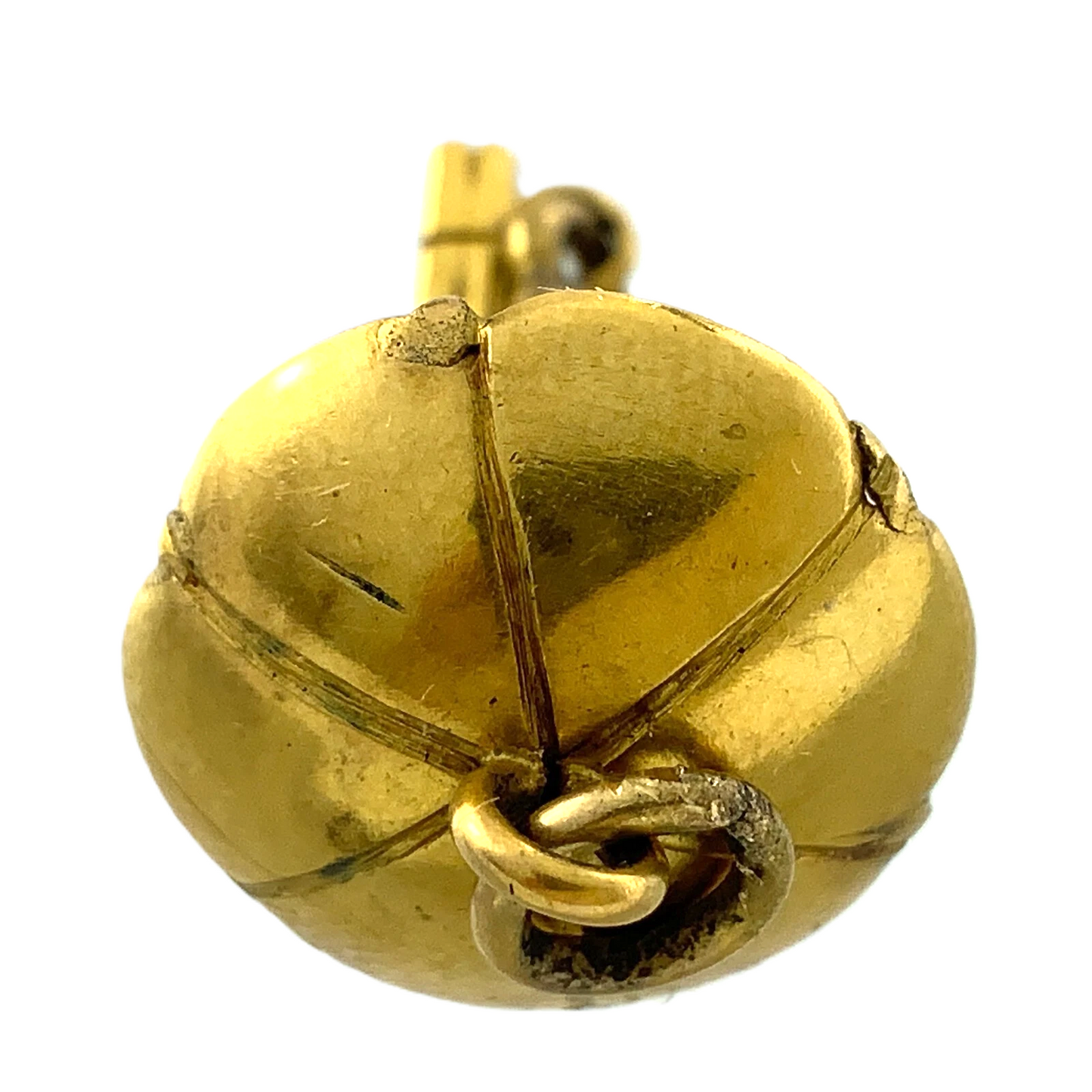 9K Yellow Gold Parachute Pendant Beautiful Package Drop Charm Tested AU096