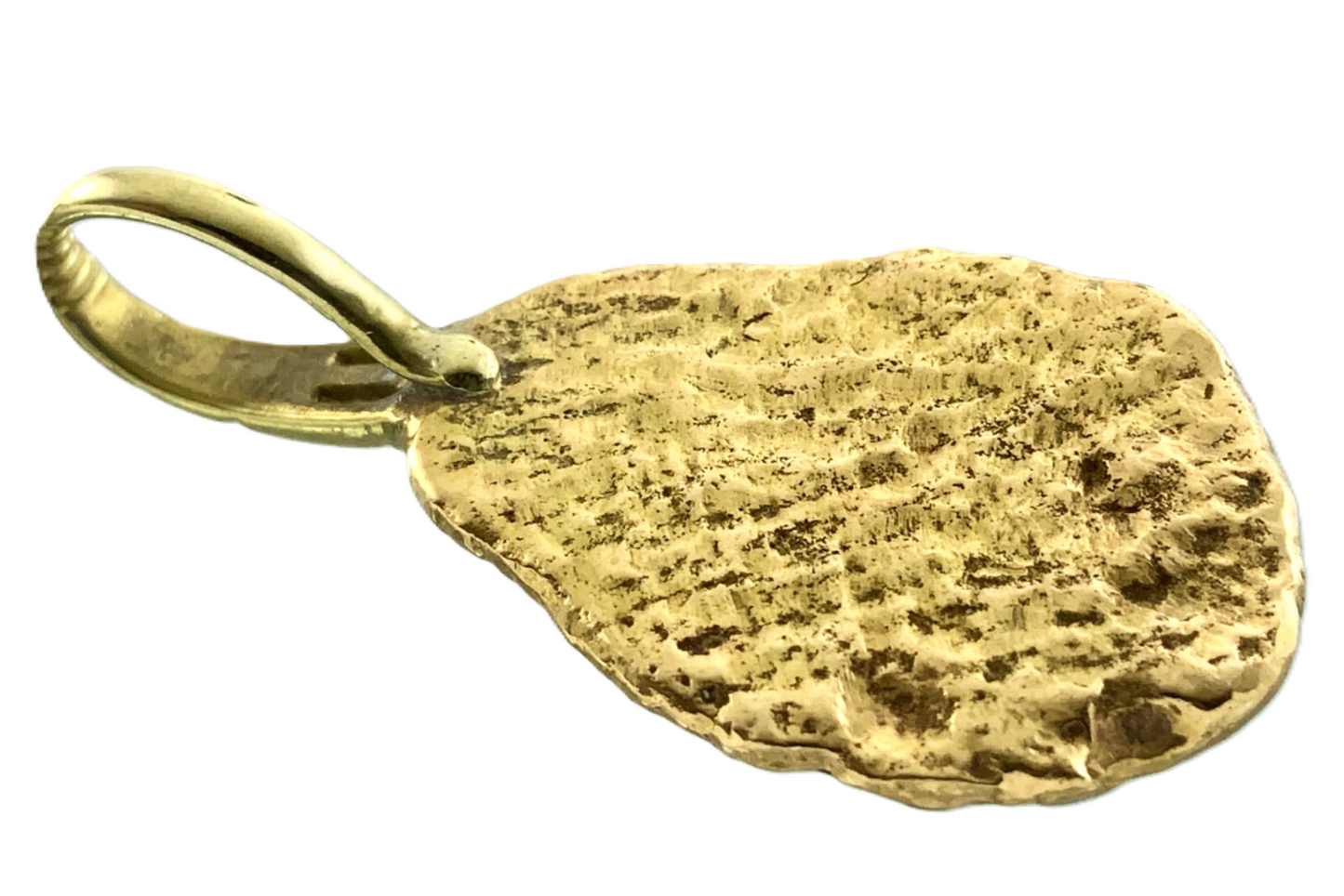 10K Yellow Gold Opal Pendant Beautiful October Birth Stone AU109