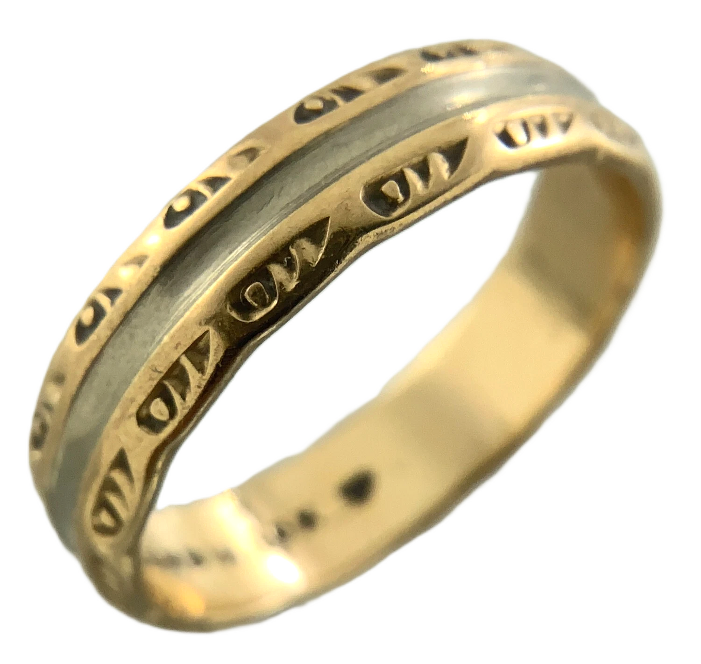 10K Yellow Gold Ring Columbia 10K Gold Band Size 8.5 AU152