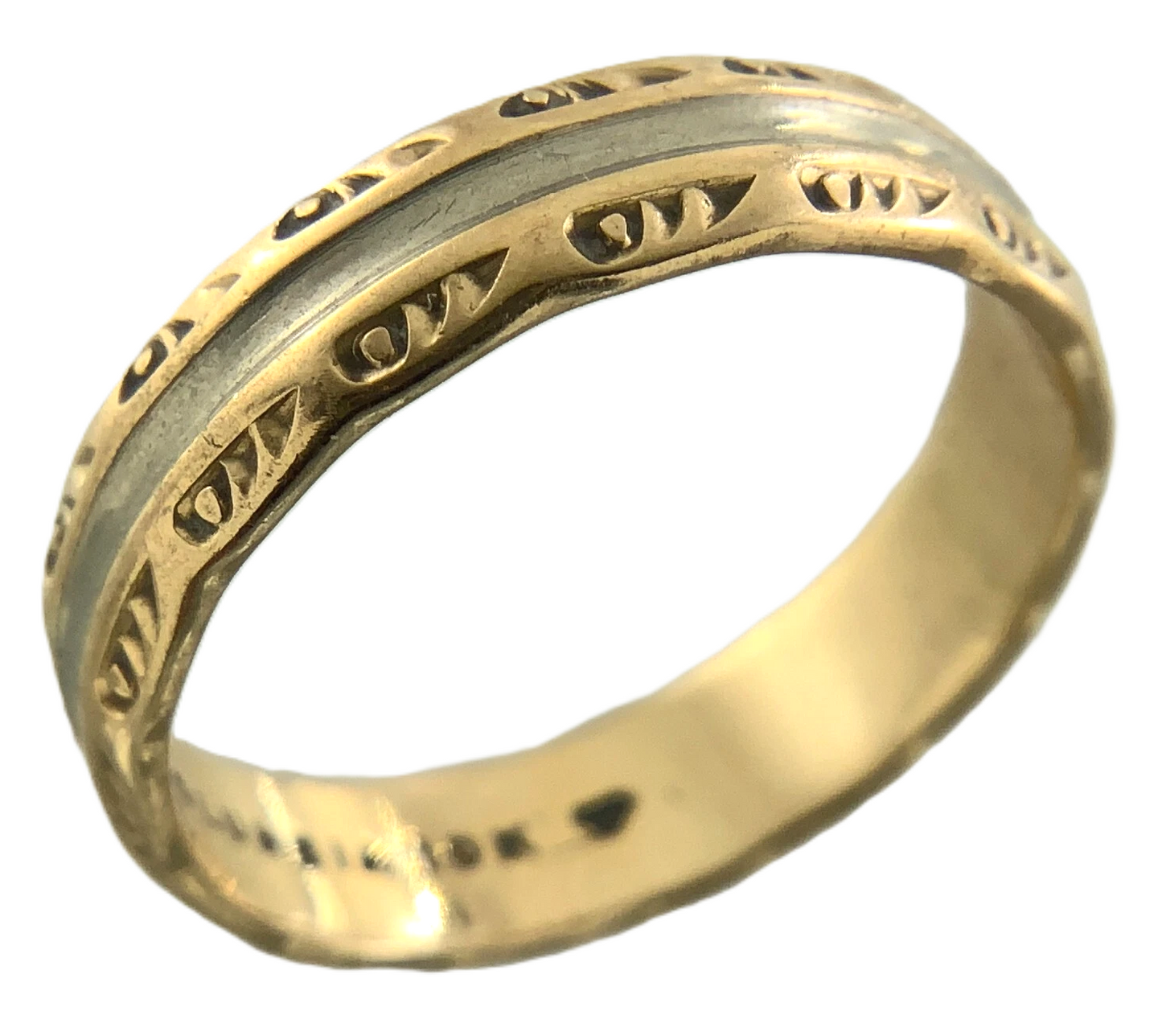 10K Yellow Gold Ring Columbia 10K Gold Band Size 8.5 AU152