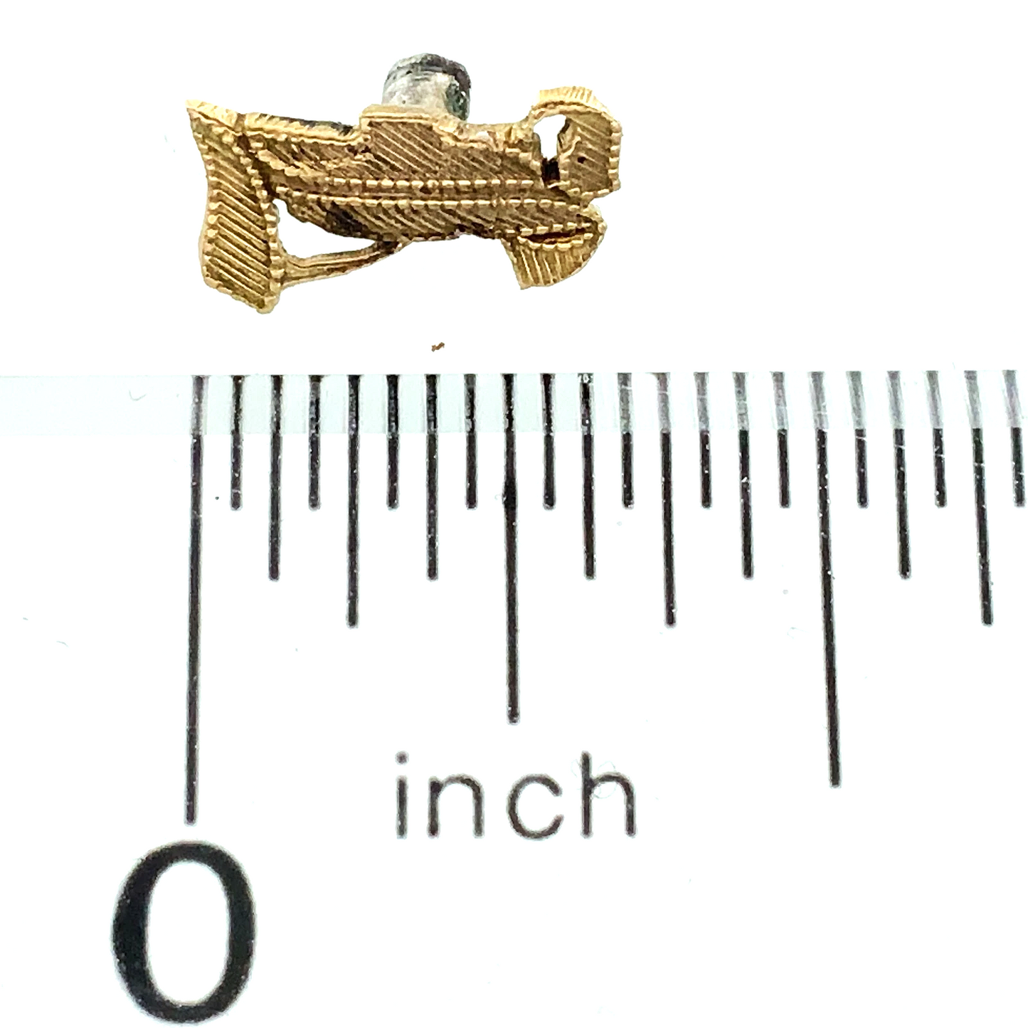 10K Yellow Gold Old English Letter L Broken Pin AU213