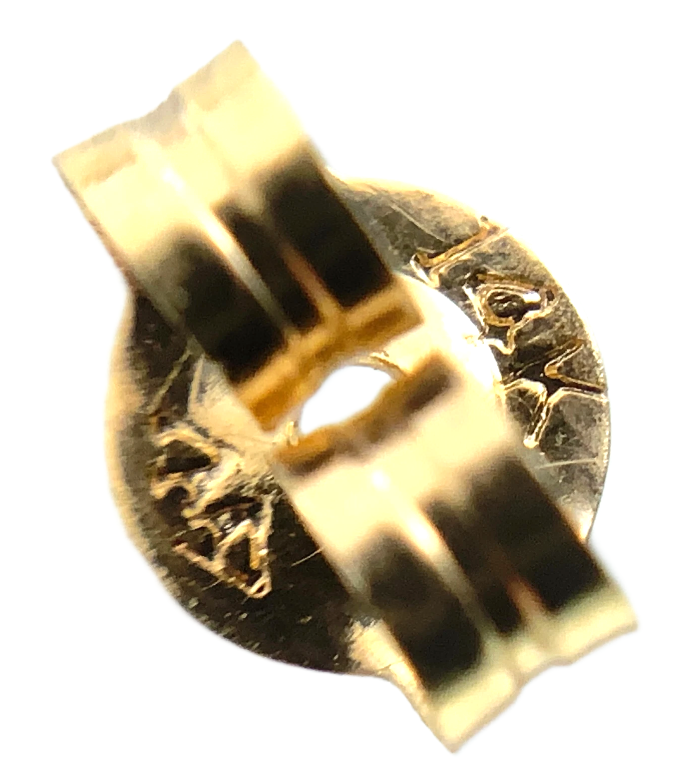 14K Yellow Gold Opal Earrings Classic Elegant Butterfly Back AU290