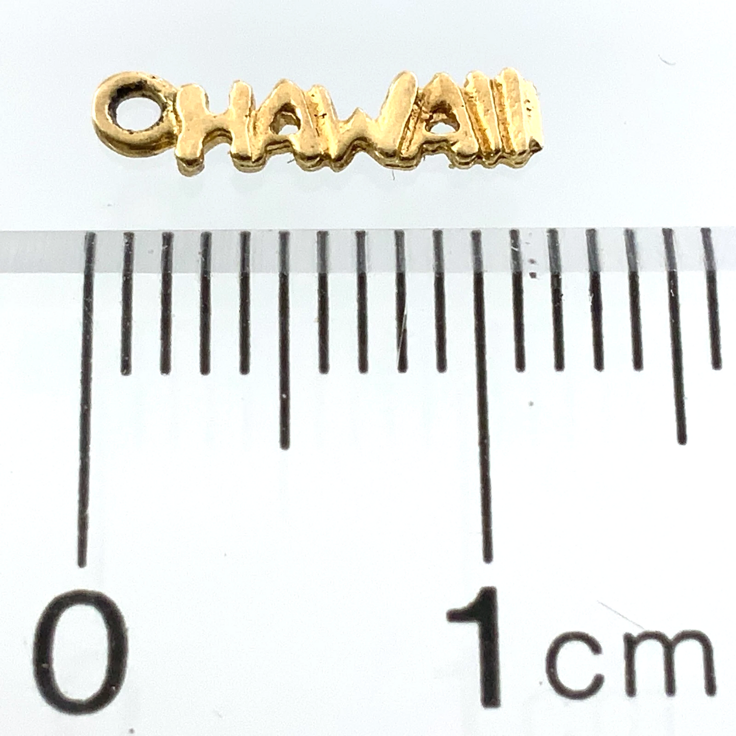 14K Yellow Gold Hawaii Pendant 0.2 grams AU308