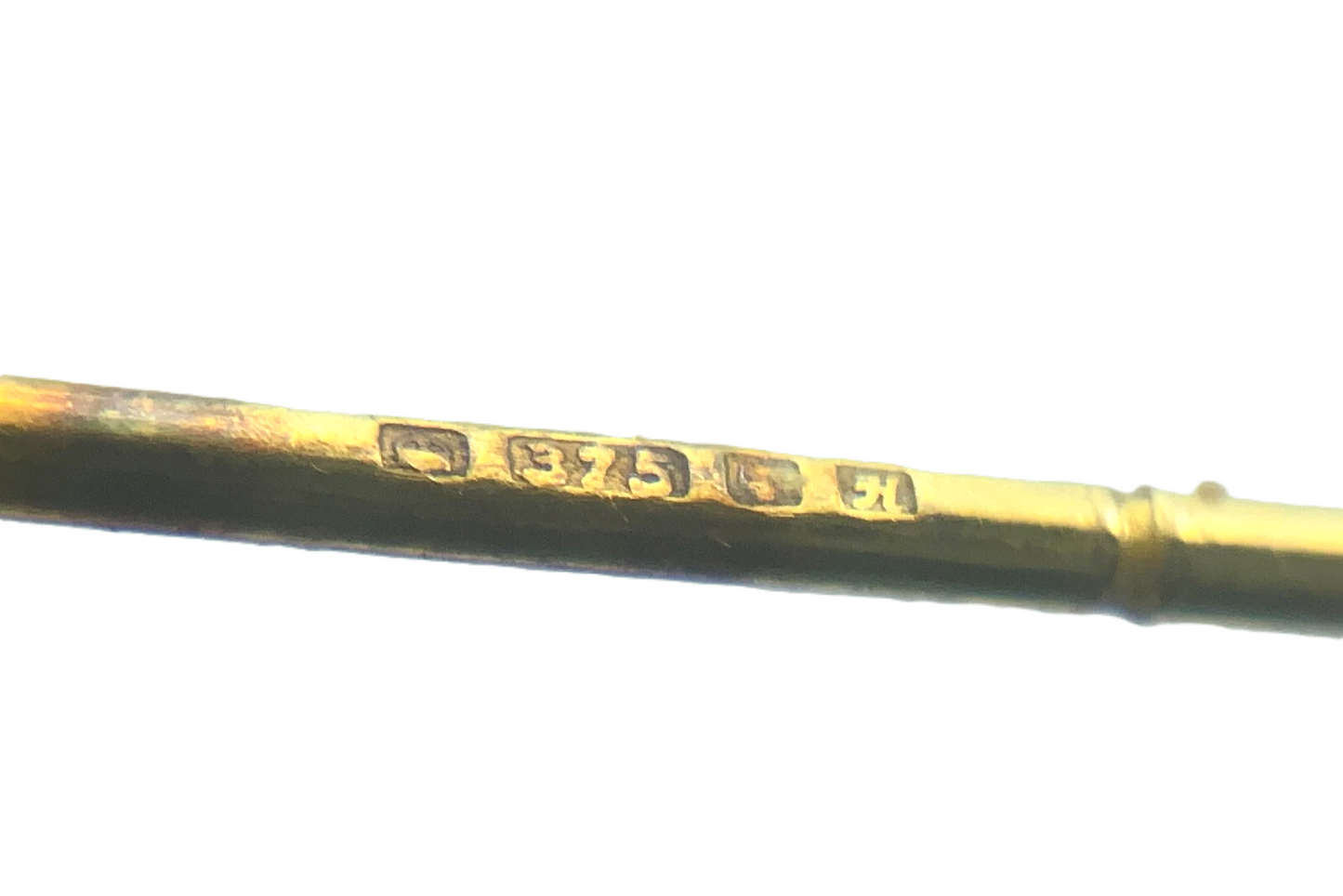 Elegant Iridescent Cubic Zirconia Earrings 9k Gold 375 BB780