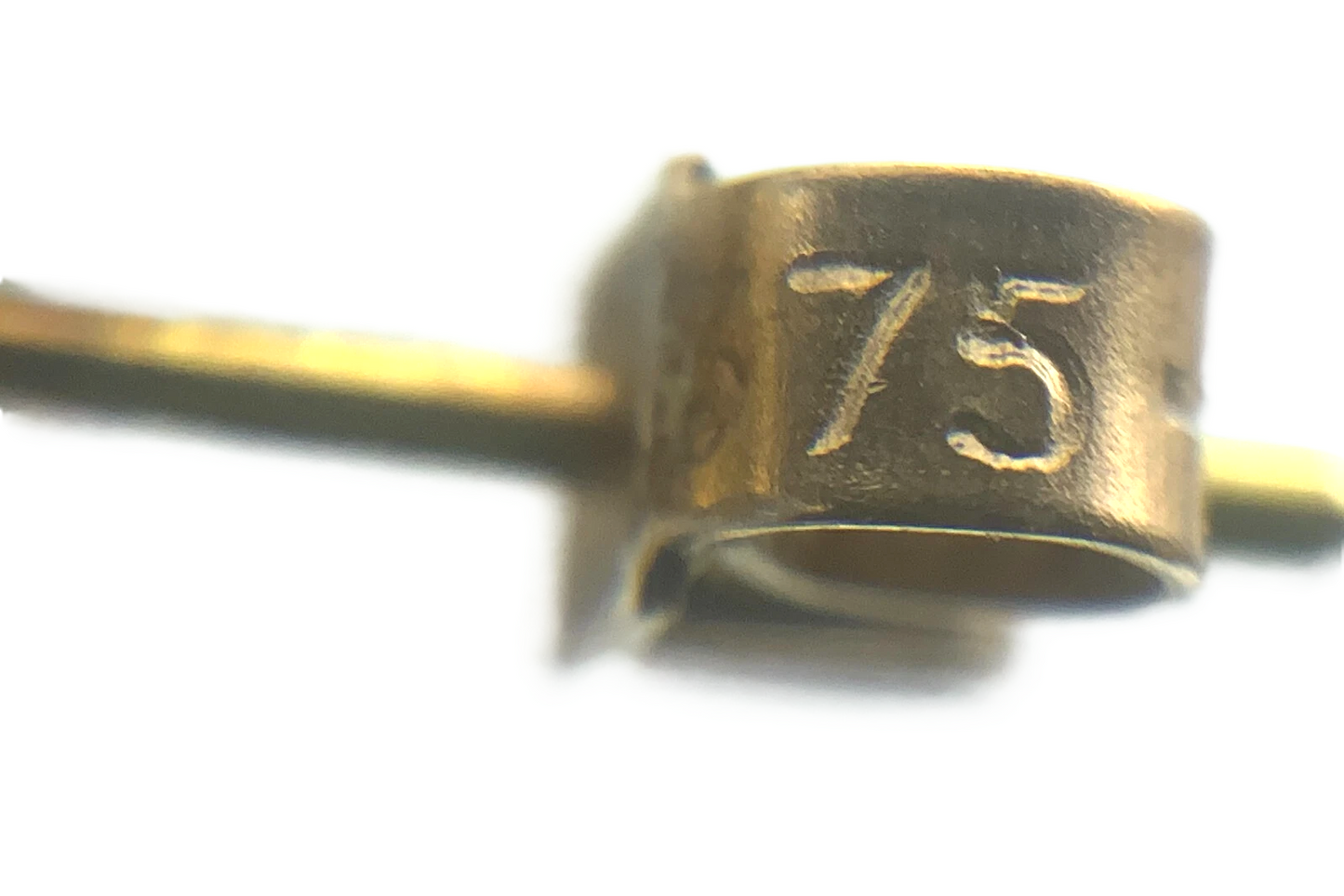 Elegant Iridescent Cubic Zirconia Earrings 9k Gold 375 BB780