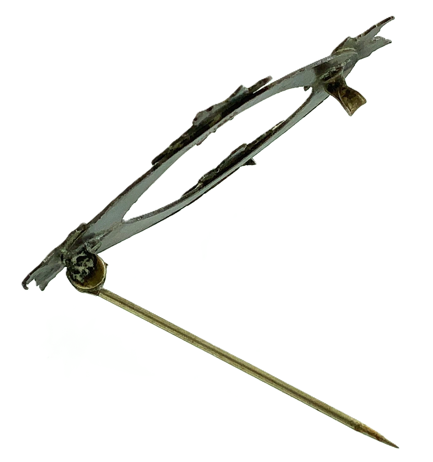 Vintage Sterling Silver Brooch Maple Leaf Fall Autumn Pin EE007