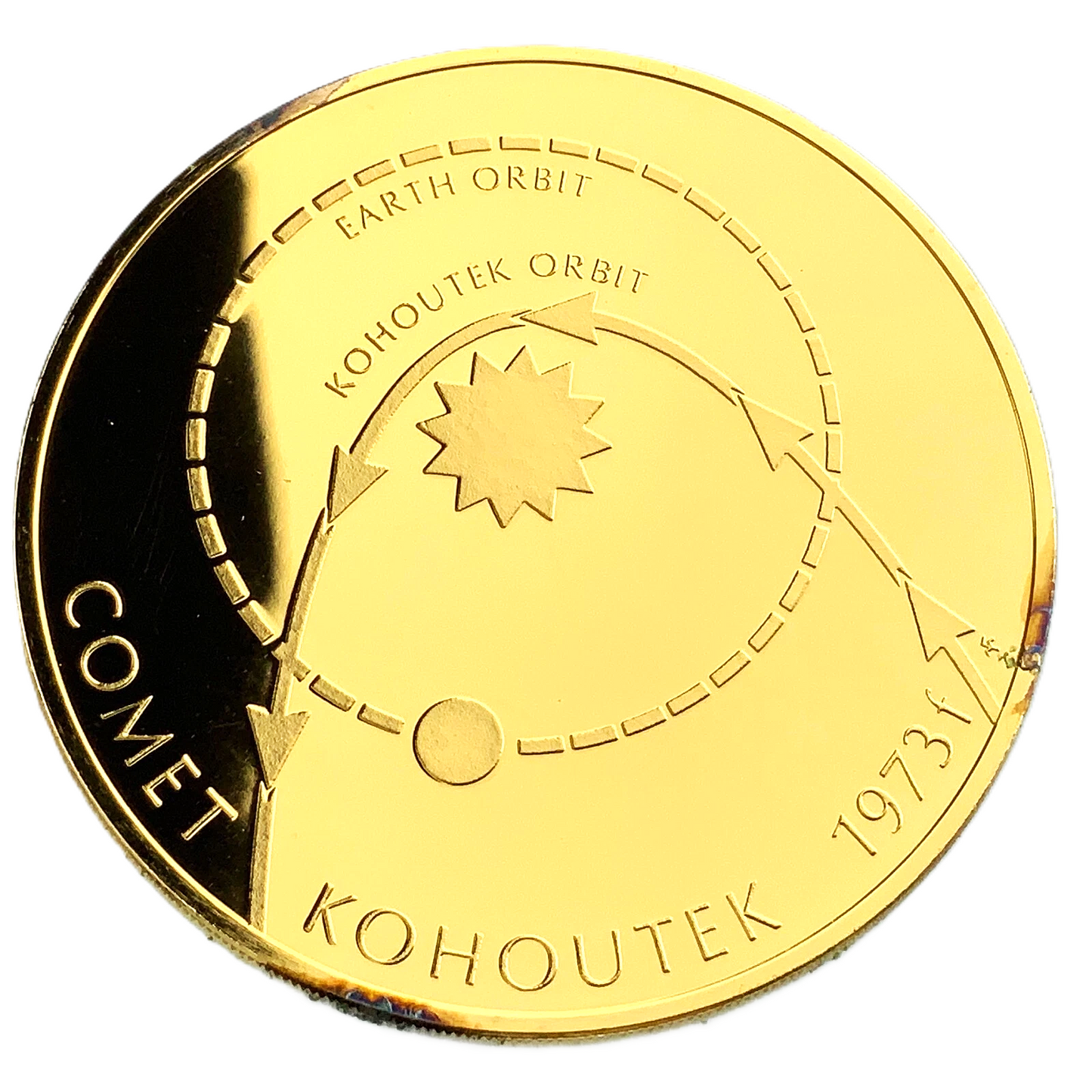 1.124 ozt Comet Kohoutek Silver Medal EE815