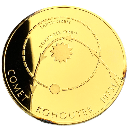 1.124 ozt Comet Kohoutek Silver Medal EE815