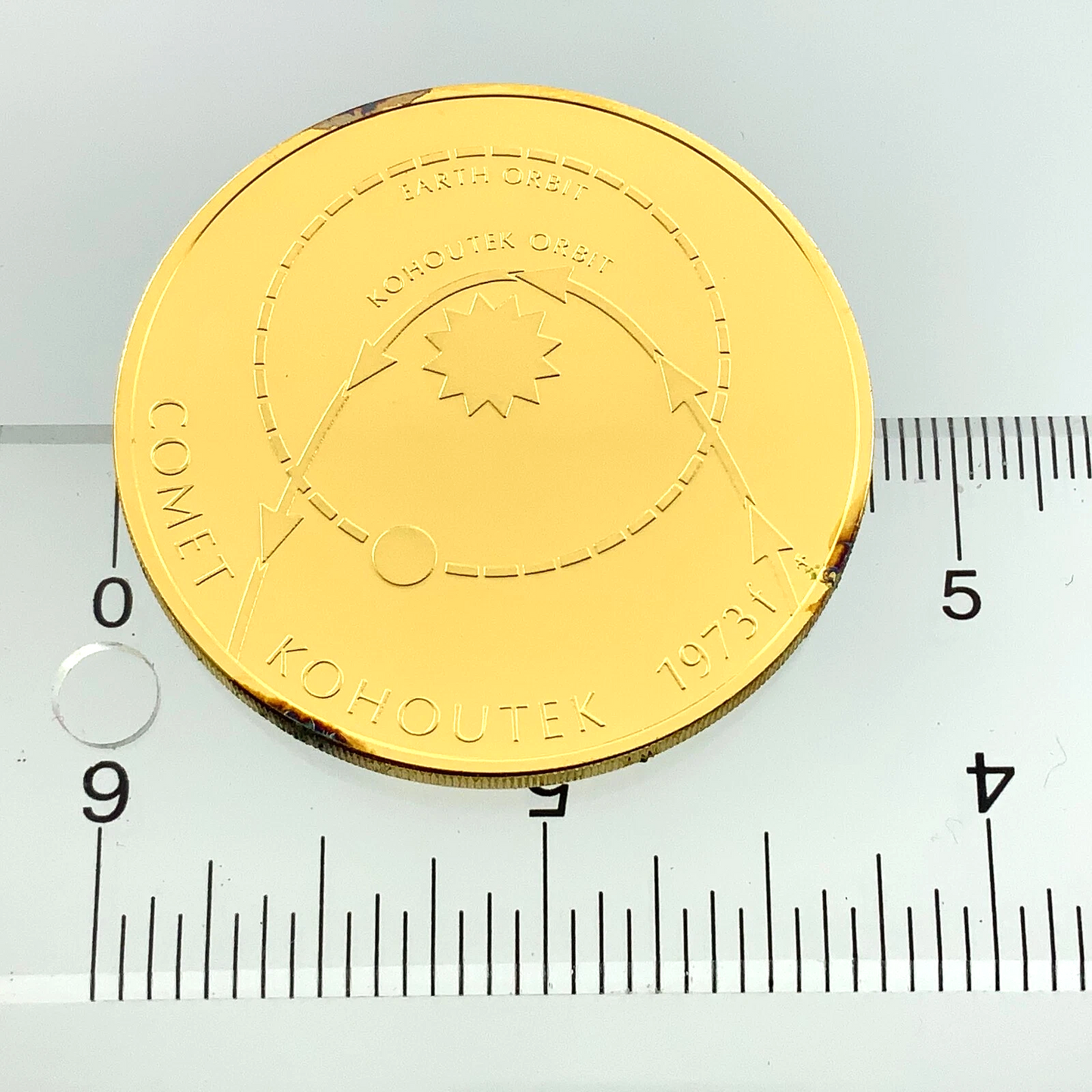 1.124 ozt Comet Kohoutek Silver Medal EE815