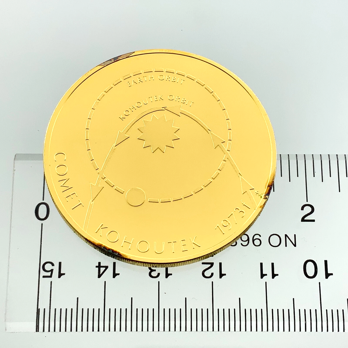 1.124 ozt Comet Kohoutek Silver Medal EE815