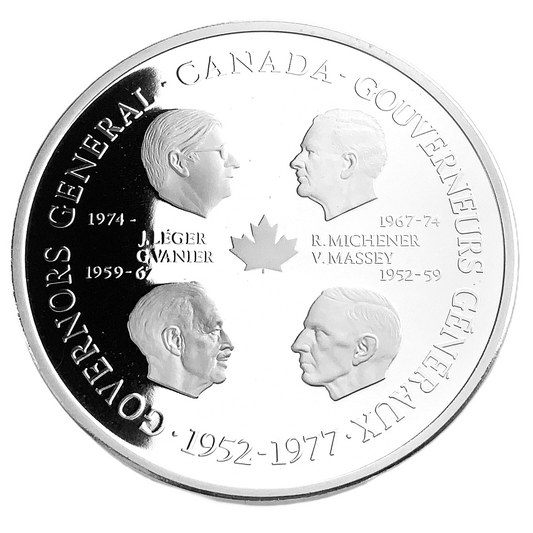 1.445 ozt Governors General Canada Silver