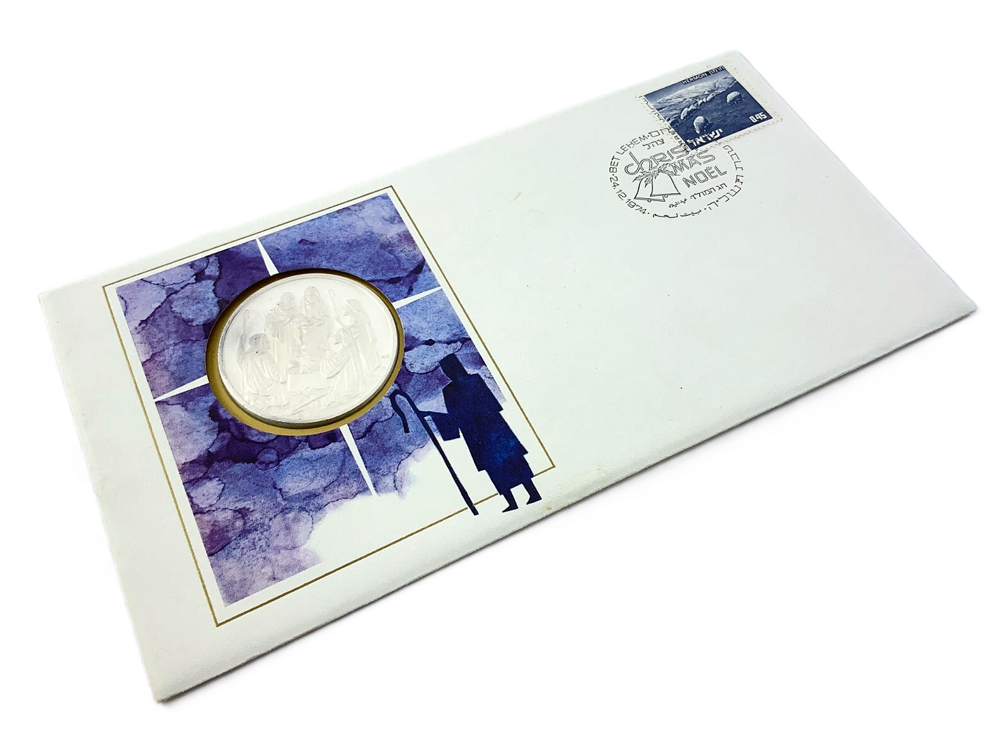 .737 ozt Christmas in Bethlehem Silver Medal