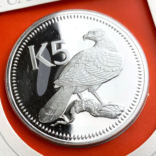 .44 ozt 1975 Papua New Guinea 5 Kina