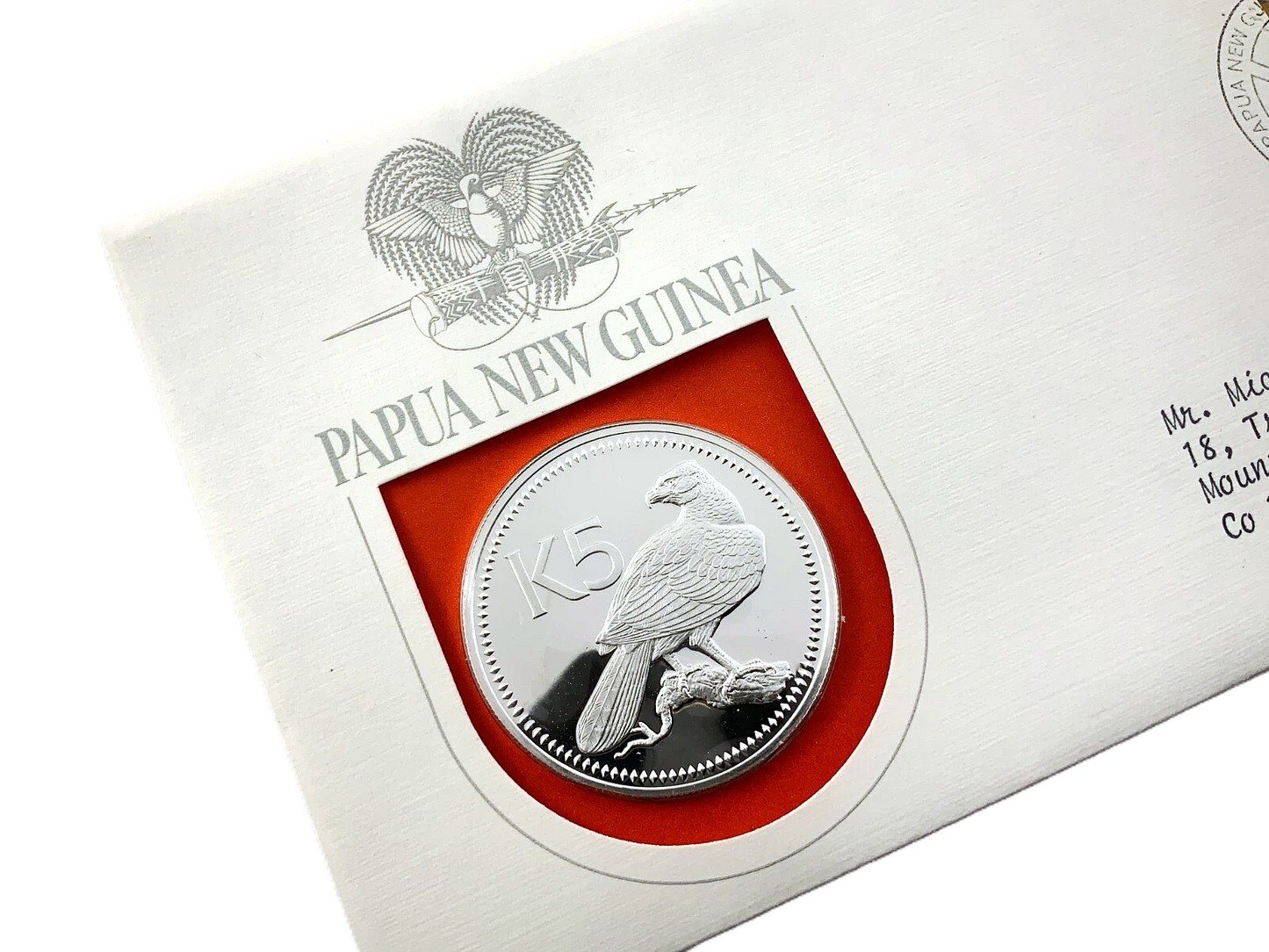.44 ozt 1975 Papua New Guinea 5 Kina