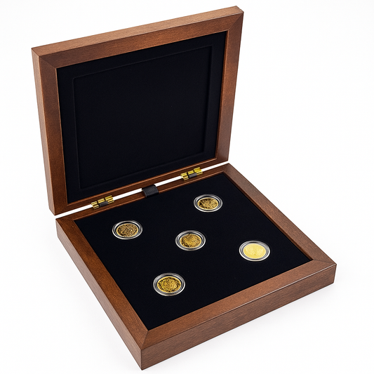 .500 ozt O Canada 5 x 1/10 Gold 9999 Coins