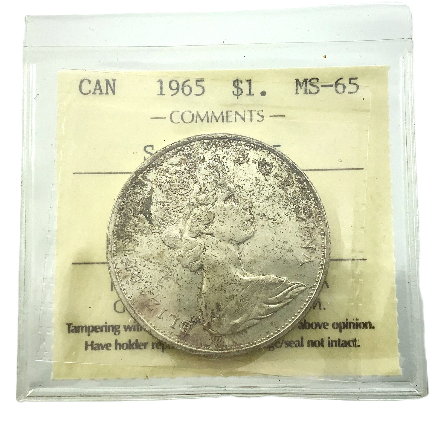 .600 ozt 1965 Voyageur SB P5 MS-65 $1