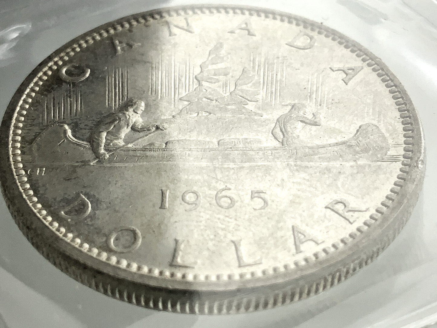 .600 ozt 1965 Voyageur SB P5 MS-65 $1