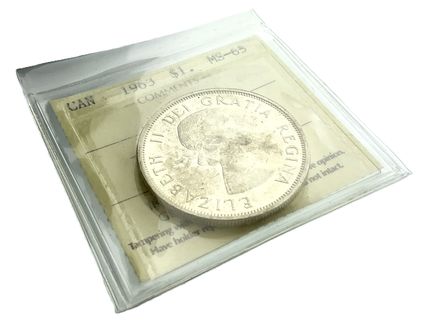 .600 ozt 1963 Voyageur MS-65 $1