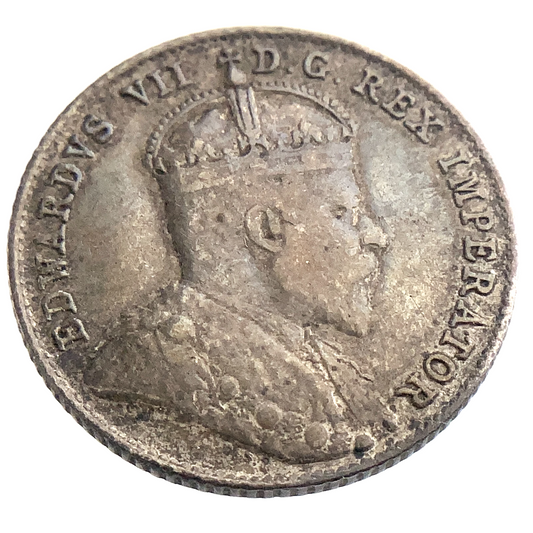 .069 ozt 1909 Broad Leaves Canada 10¢