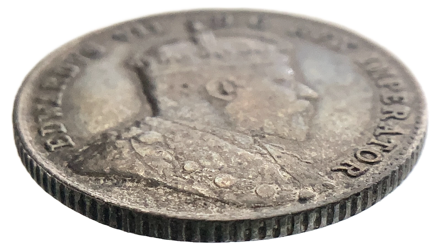 .069 ozt 1909 Broad Leaves Canada 10¢