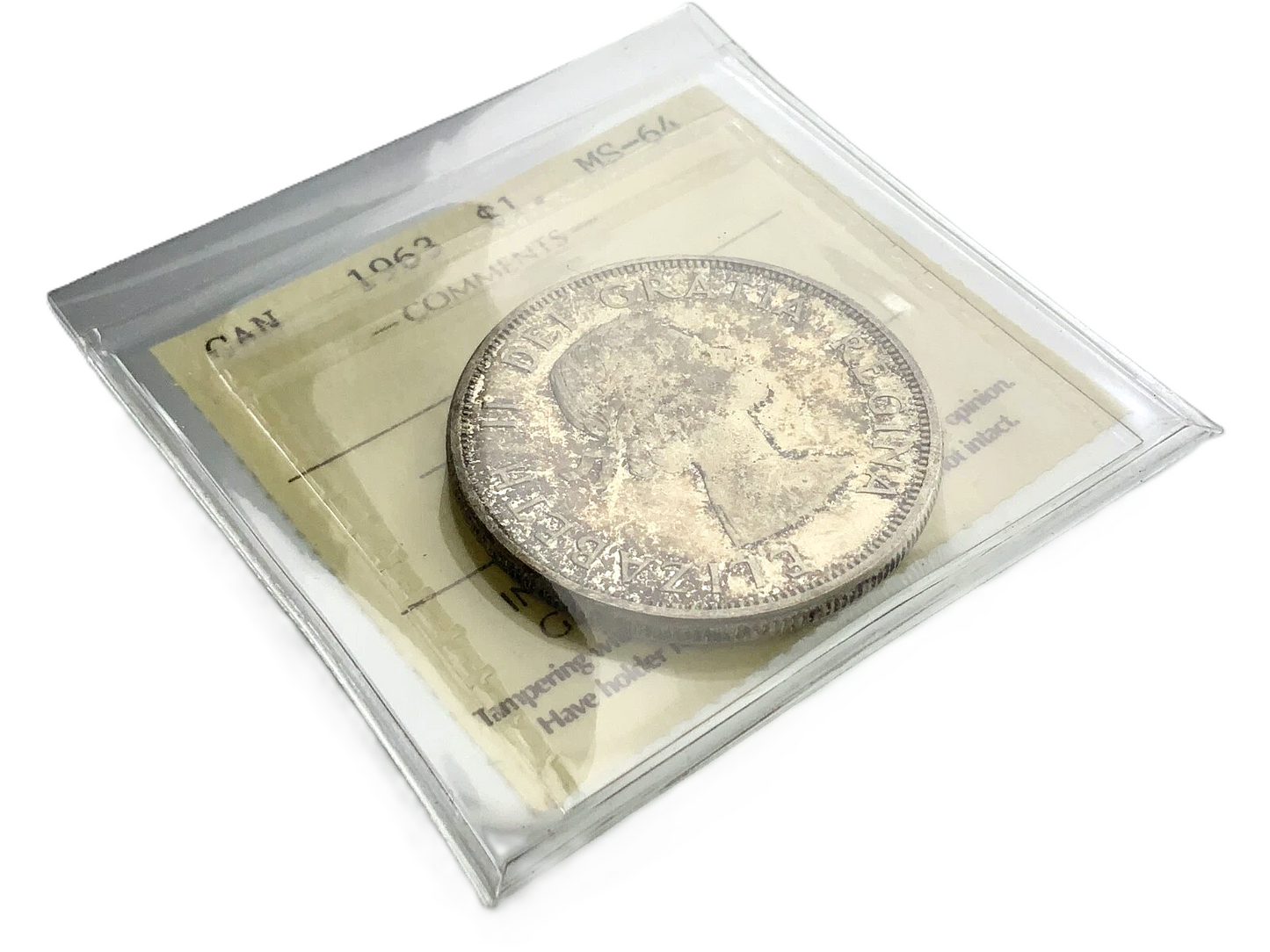 .600 ozt 1963 Canada KM# 54 MS-64 Silver $1