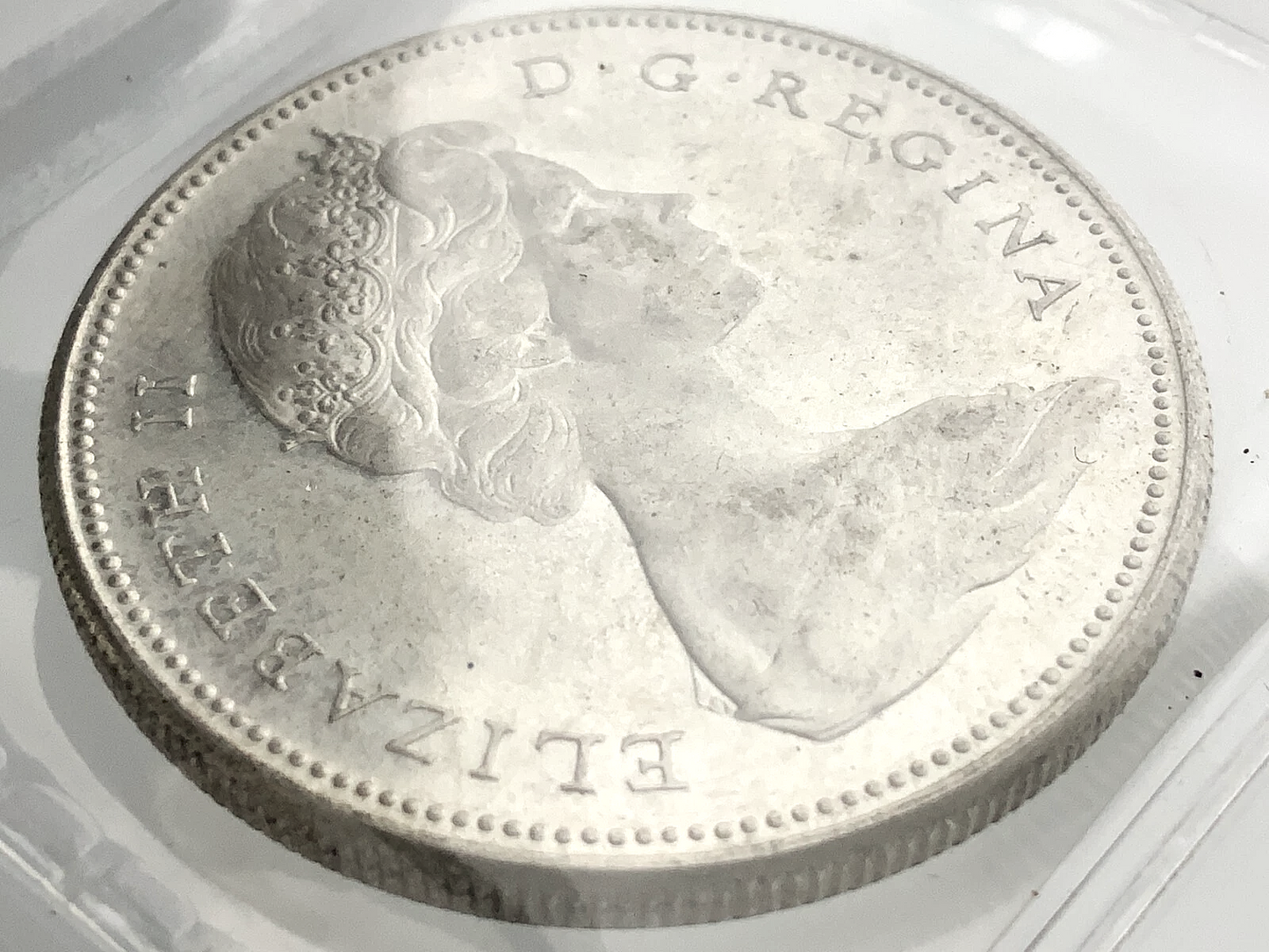 .600 ozt 1967 Dollar Graded MS-65 Silver $1