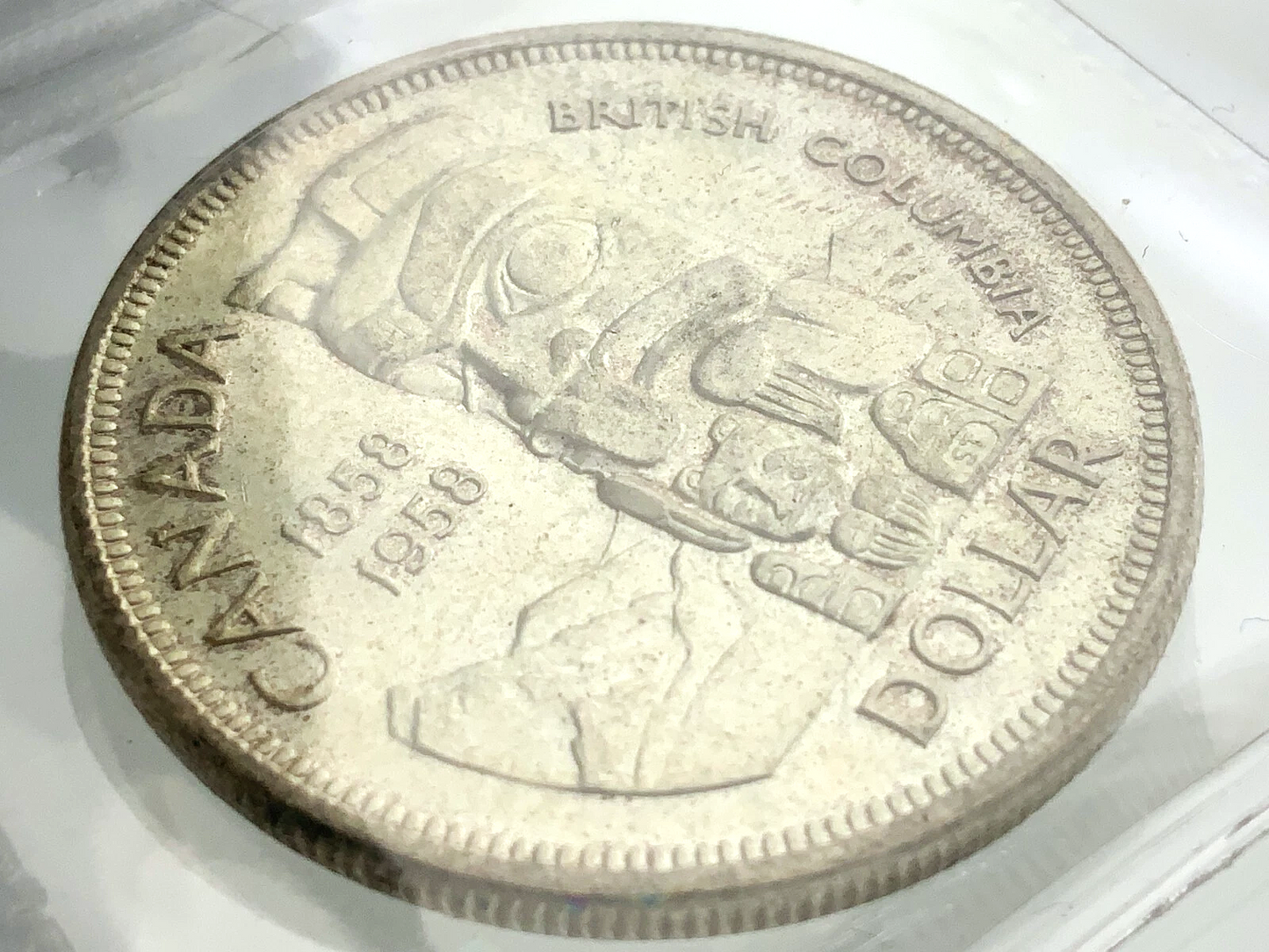 .600 ozt 1958 British Columbia MS-65 $1