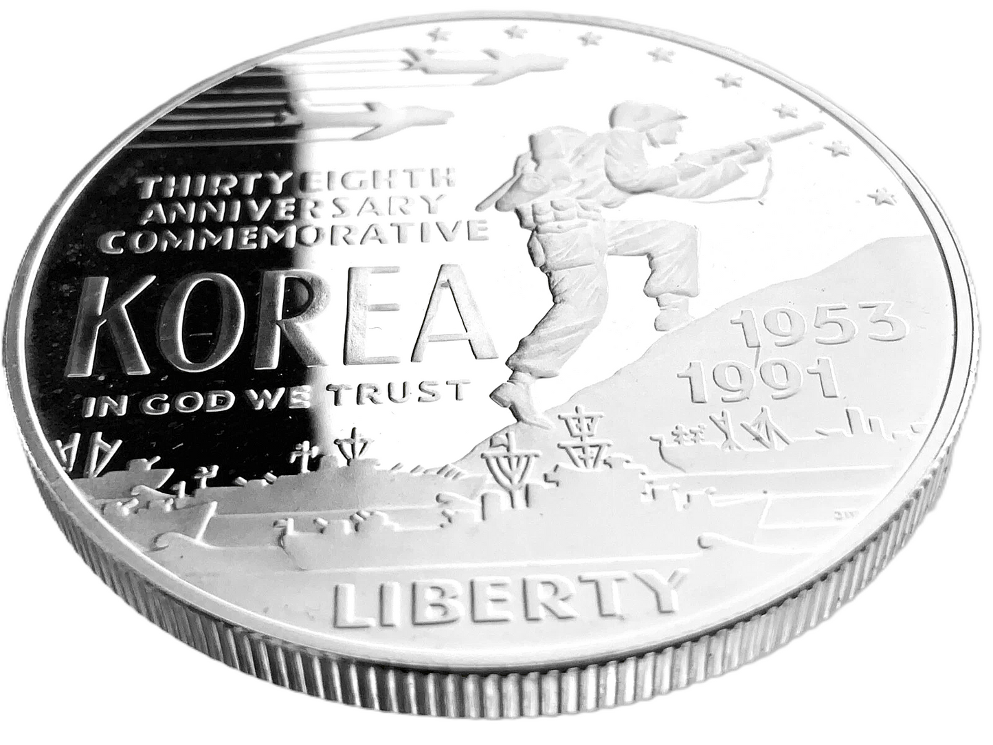 .7734 ozt United States Korean War $1 II295