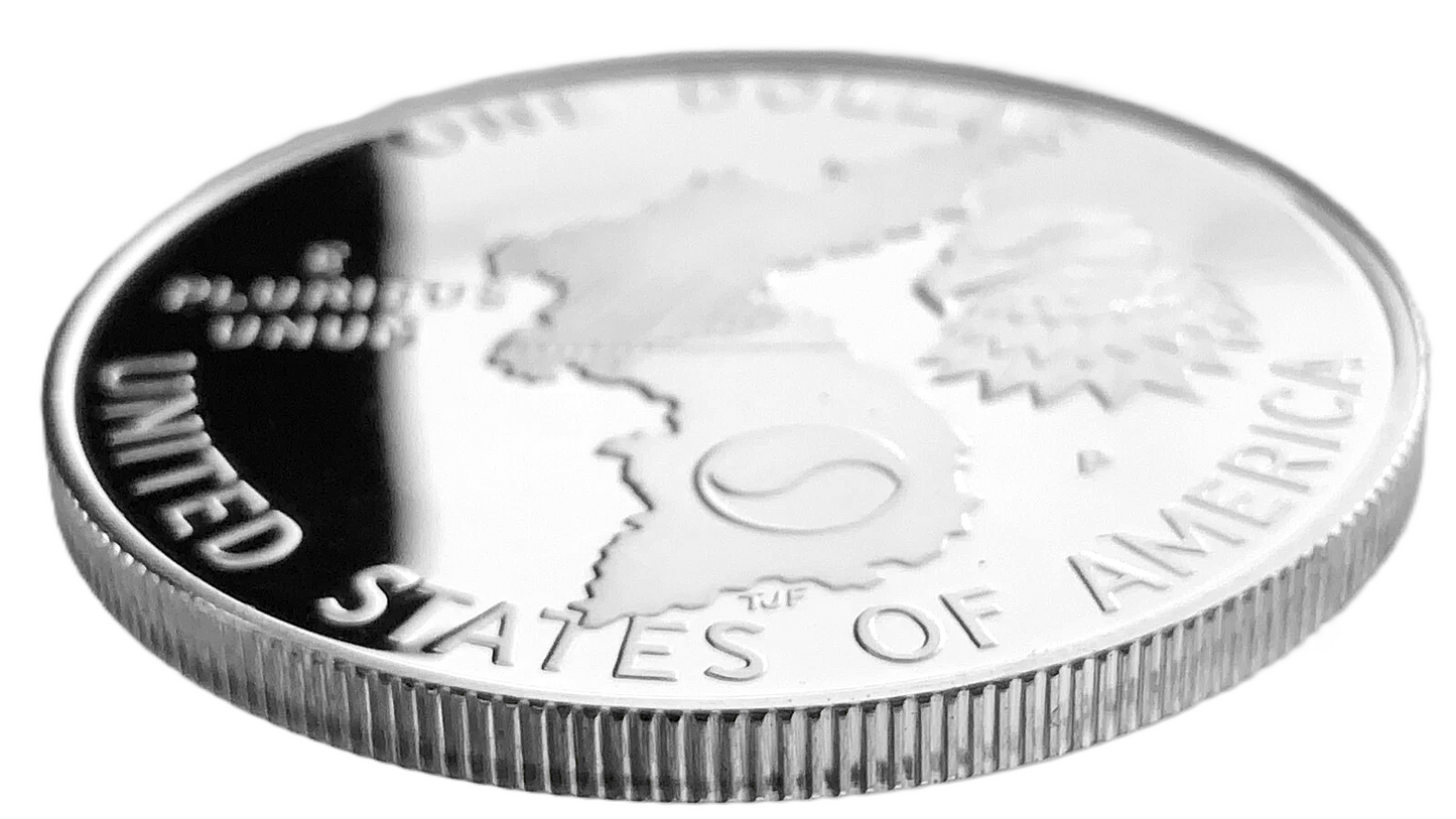 .7734 ozt United States Korean War $1 II295