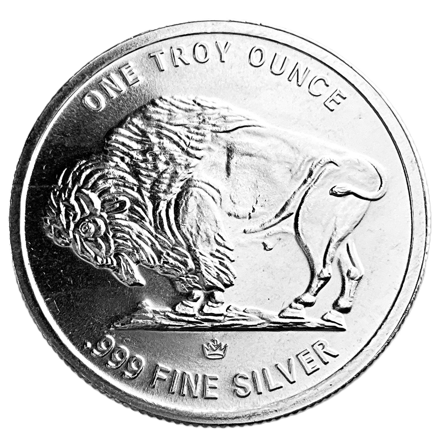 1 ozt Monarch Indian Buffalo 999 Silver