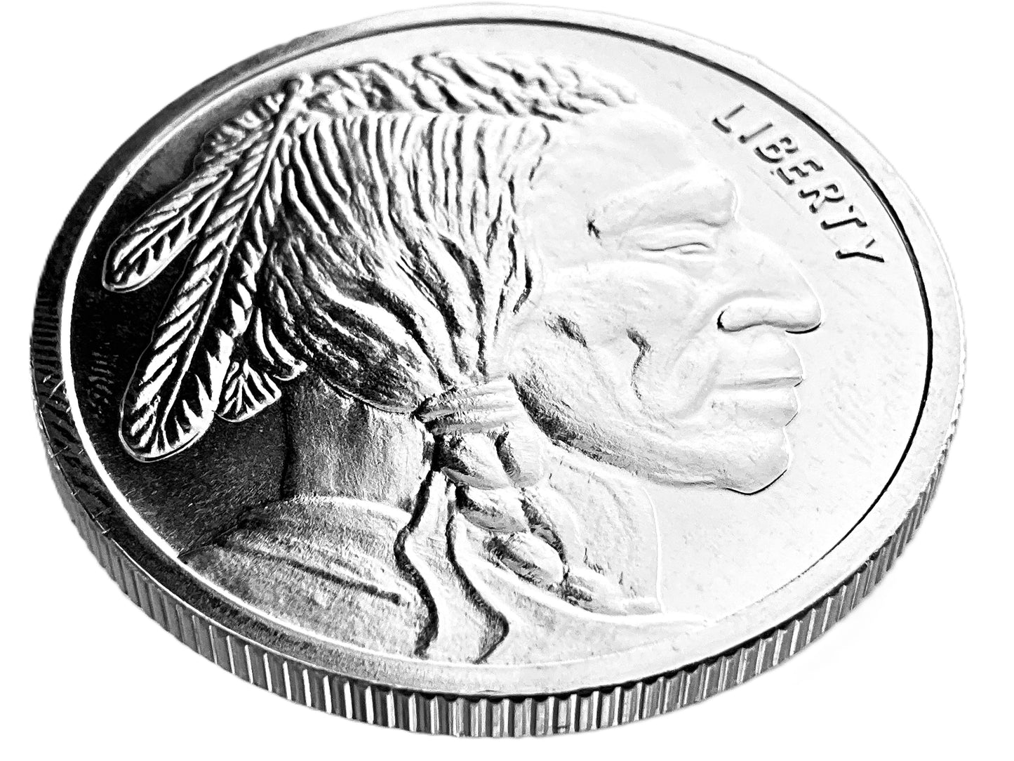 1 ozt Monarch Indian Buffalo 999 Silver