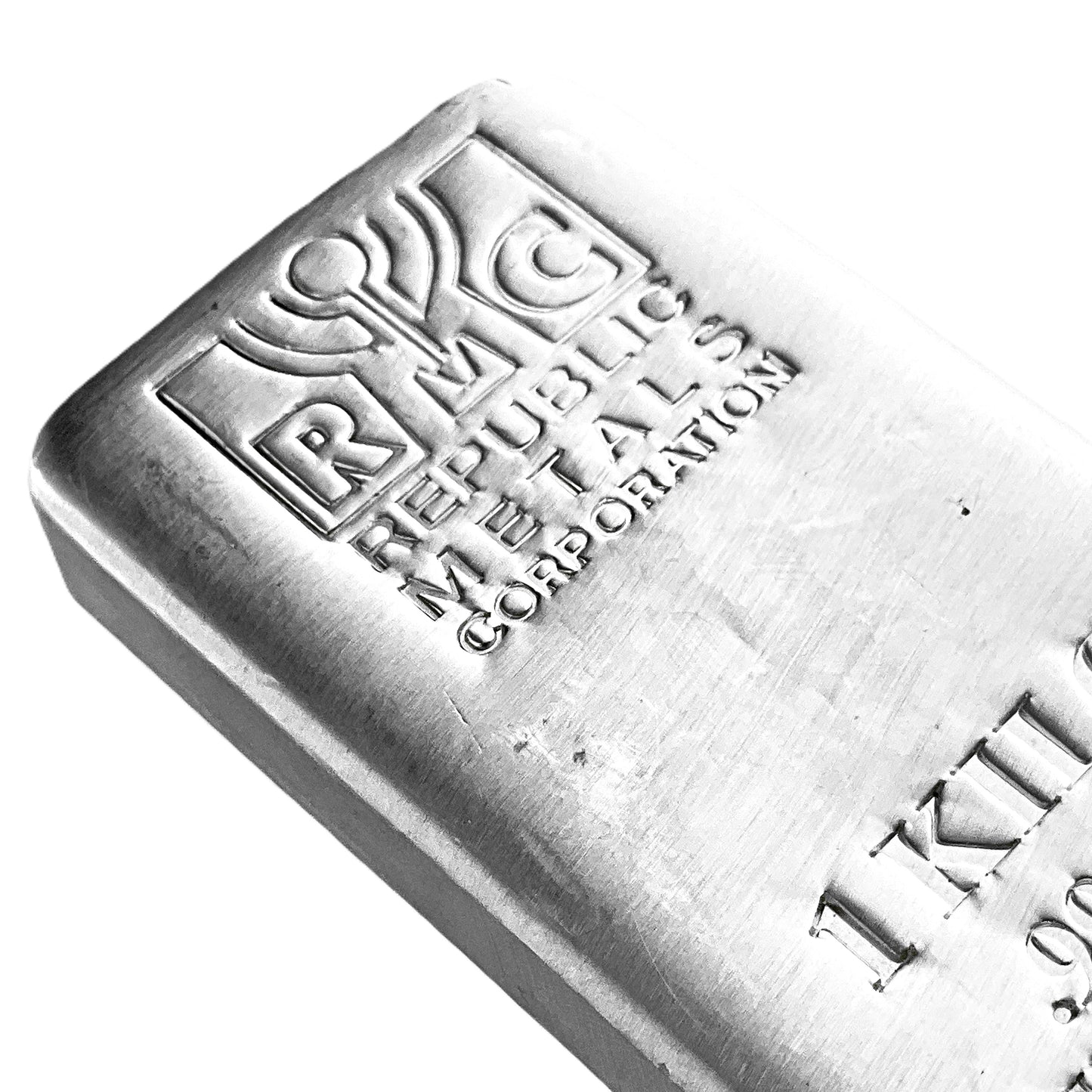 32.15 ozt 1 kg Republic Metals 999 Silver Bar