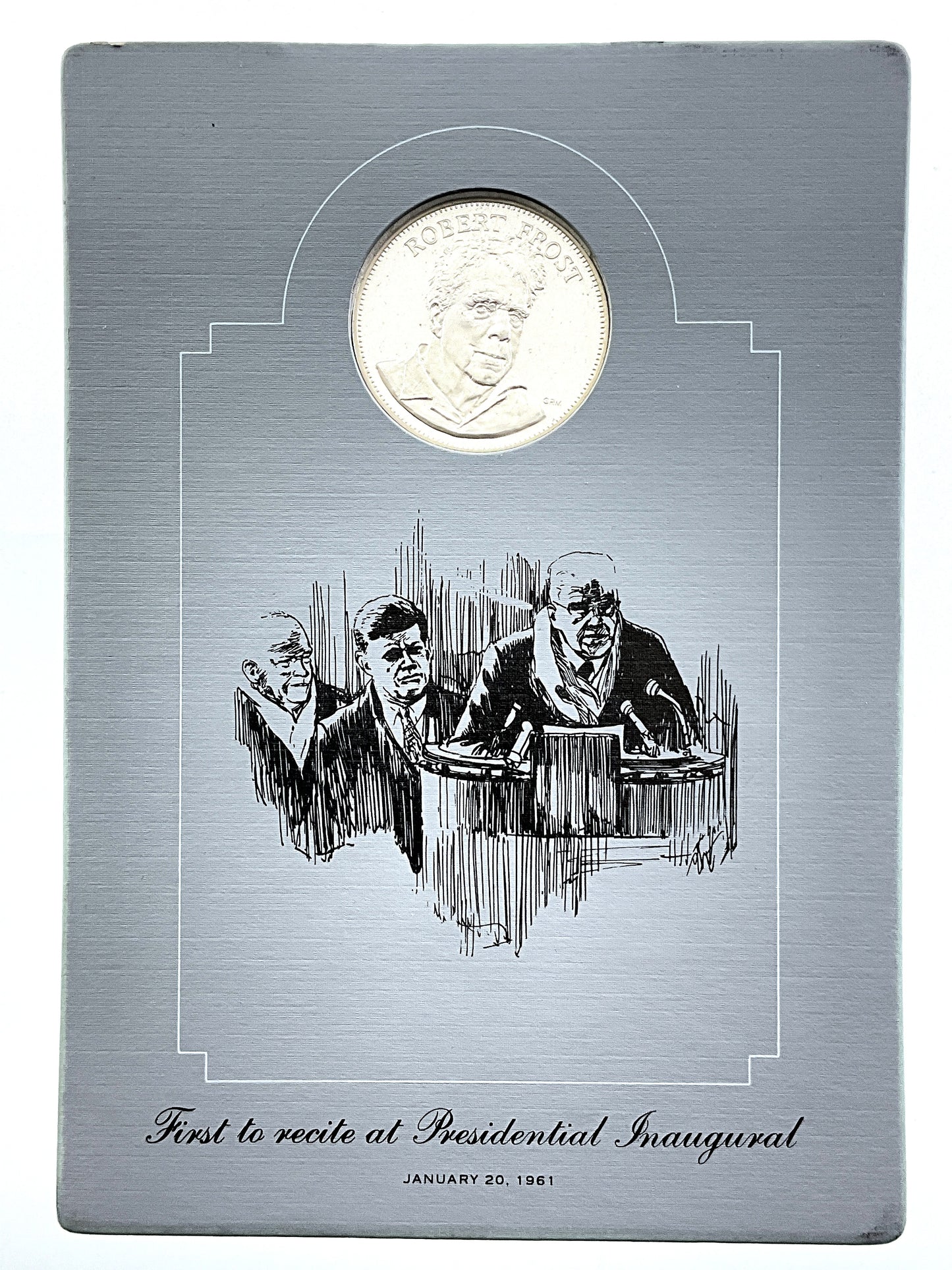 .985 ozt Robert Frost Silver Round