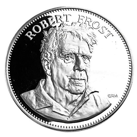 .985 ozt Robert Frost Silver Round